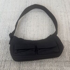 NWOT Black Baggu Cargo Shoulder Bag